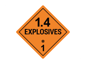 Explosie gevaar klasse 1.4