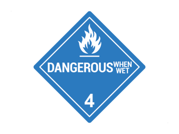 Fangerous when wet klasse 4