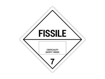 Fissile safety index klasse 7