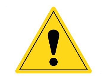 Waarschuwing driehoek gevaar