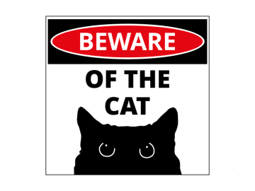 Beware of cat