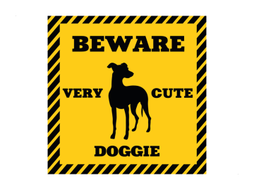 Beware very cute doggie
