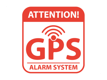 GPS alarm system rood