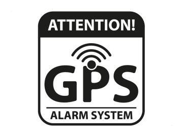 GPS alarm system zwart
