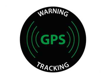 GPS tracking rond groen