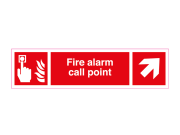 Fire alarm call point rechts boven
