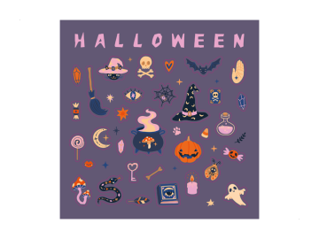 Feestdagen Halloween vel magie