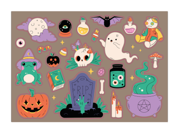 Feestdagen vel geesten en grafstenen