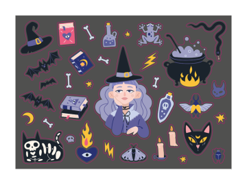 Feestdagen vel witchy