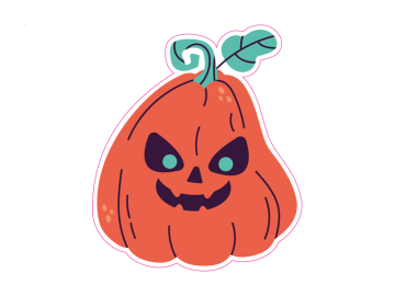 Feestdagen evil pompoen