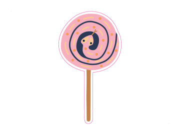 Feestdagen slangenlolly