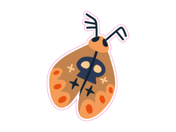 Feestdagen mot doodshoofd