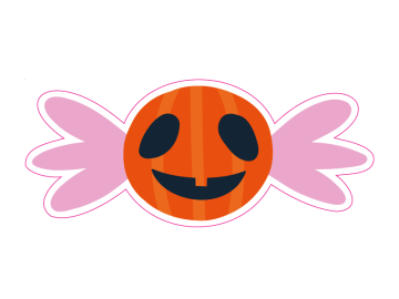 Feestdagen snoep pompoen