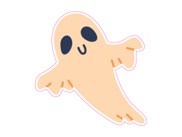 Feestdagen blije spook