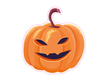 Feestdagen pompoen oranje