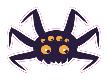 Feestdagen spin ogen