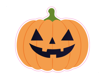 Feestdagen lachende pompoen