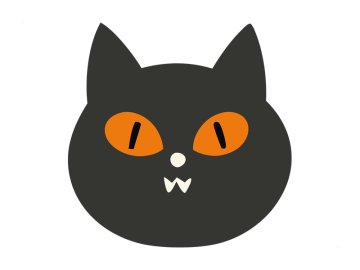 Feestdagen zwarte kat