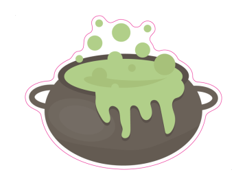 Feestdagen borrelende pot