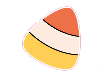 Feestdagen candy corn