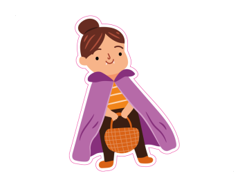 Feestdagen vampier meisje