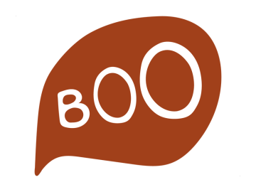 Feestdagen boo donker oranje