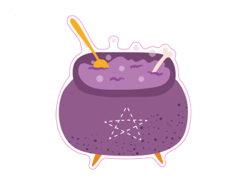 Feestdagen borrelende pot bot