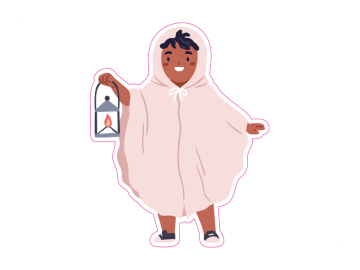 Feestdagen trick or treat spook