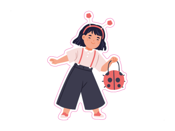 Feestdagen trick or treat lieverheersbeestje