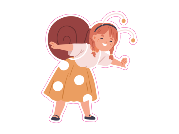 Feestdagen trick or treat slak