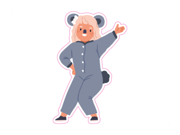 Feestdagen trick or treat koala