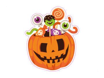 Feestdagen pompoen candy