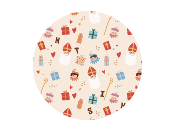 Feestdagen Sint en Piet patroon