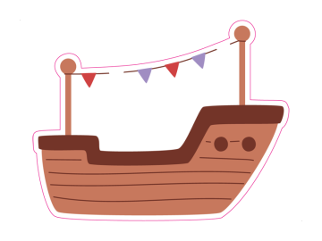 Feestdagen boot van Sinterklaas