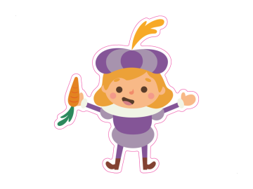 Feestdagen Piet paars wortel