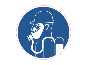 Zware ademhalingsbescherming verplicht