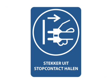 Haal de stekker uit het stopcontact