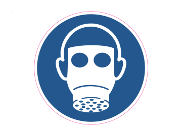 Draag adembescherming