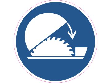 Beschermkap gebruiken om verwondingen door de tafelzaag te voorkomen