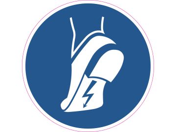 Gebruik schoeisel met antistatische of vonkwerende eigenschappen