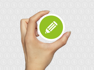 Beschrijfbare stickers