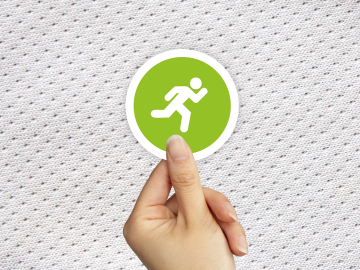 Textielstickers voor sport