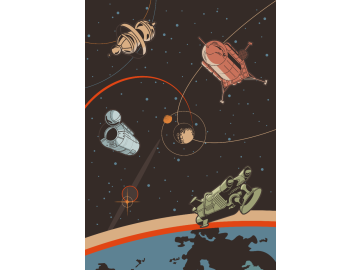 Muursticker ruimte art 2