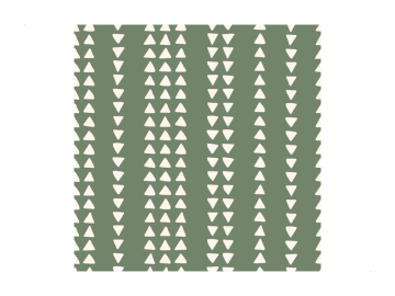 Muursticker patroon driehoek groen