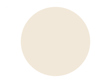 Muursticker cirkel licht beige