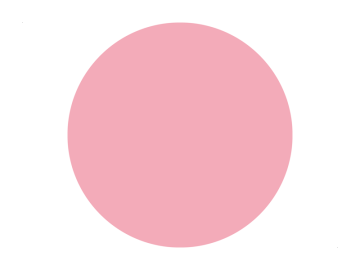 Muursticker cirkel hard roze