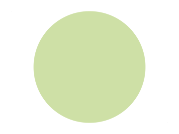 Muursticker cirkel lime