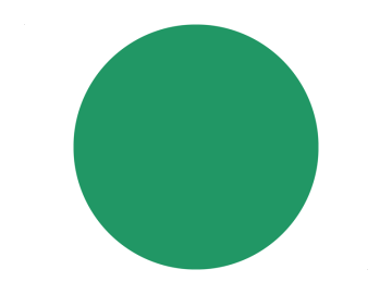 Muursticker cirkel groen