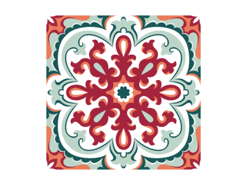 Muursticker patroon #07