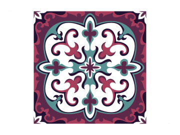 Muursticker patroon #08